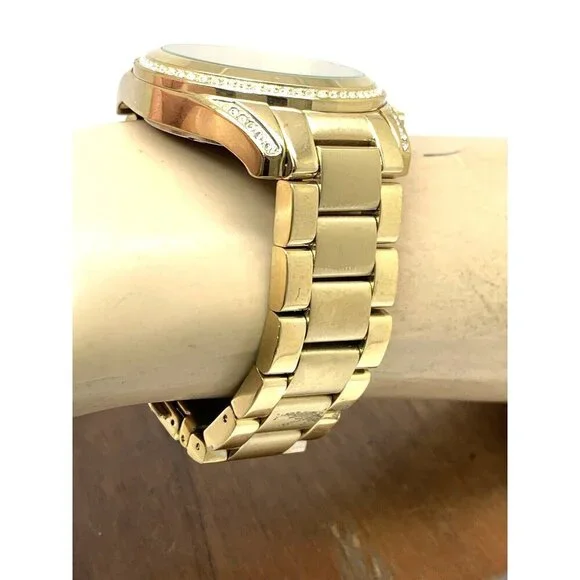 Michael Kors Women's Watch MK5166 Blair Quartz Chronograph Gold Steel 39mm - Picture 12 of 14